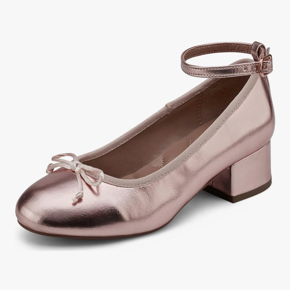 AEROSOLES Aerosoles Kid’s Rose Gold Milena Pump
